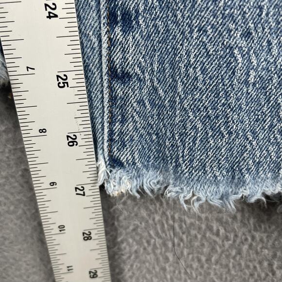 Madewell The Perfect Vintage Jean Womens 27 High Rise Straight Raw Hem Jeans - Picture 16 of 16